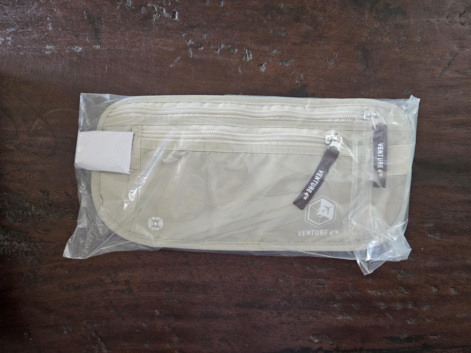 VENTURE 4TH Money Belt for Travel - Hidden Under-Clothes RFID Blocking Passport Holder & Slim Travel Wallet Pouch for Men & Women to Protect Cash, Cards & Documents (Black) customer photo 1