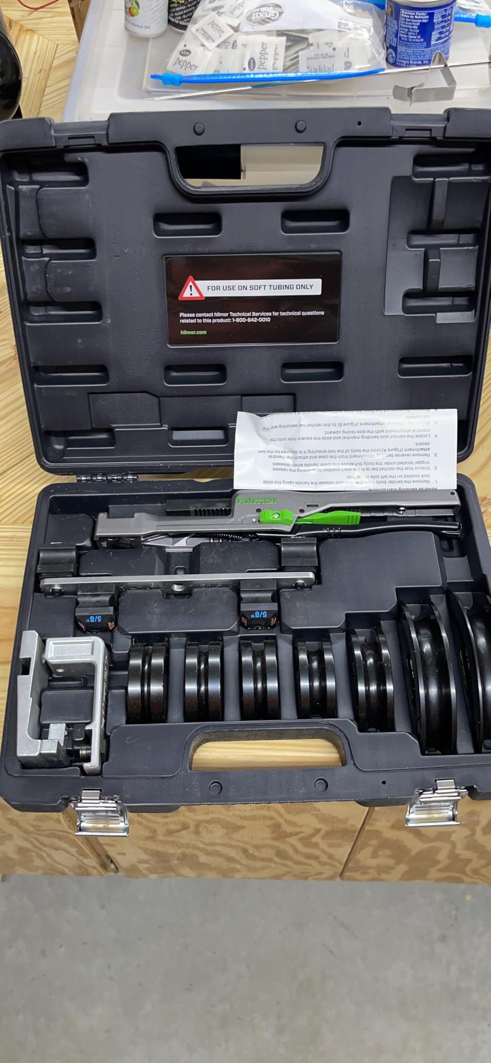 Hilmor Compact Bender Kit with Reverse Bending Attachment for 1/4