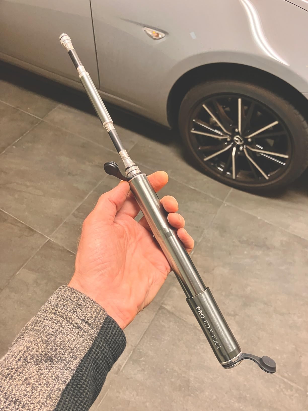 Pro Bike Tool Mini Bike Pump - Compact and Portable Bicycle Tire Pump for Fast Inflation - Compatible with Presta and Schrader Valves - Lightweight and Durable Design - Essential Bicycle Accessories customer photo 1