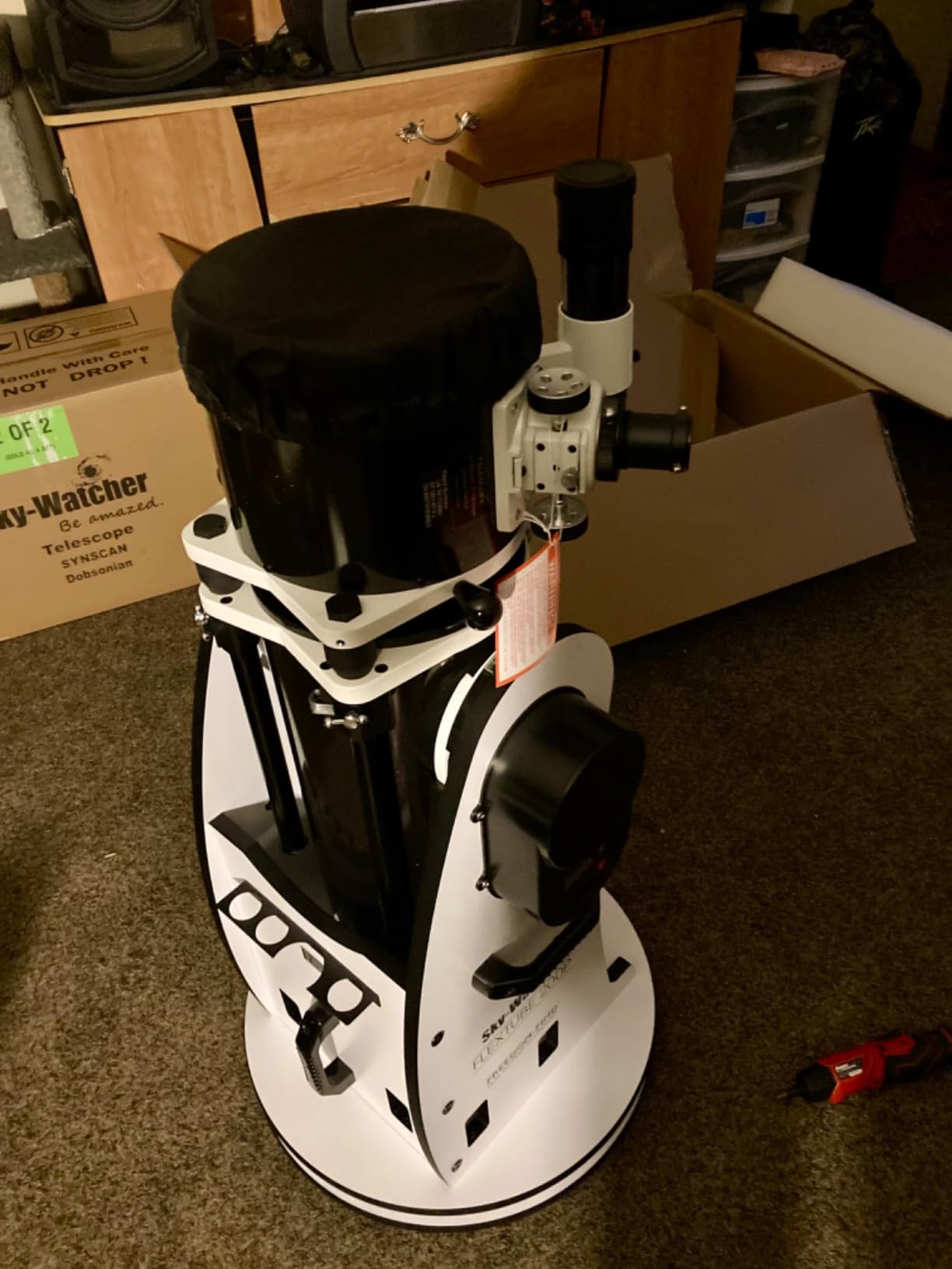 Sky-Watcher S11800 GoTo Collapsible Dobsonian 8-Inch (White) customer photo 2