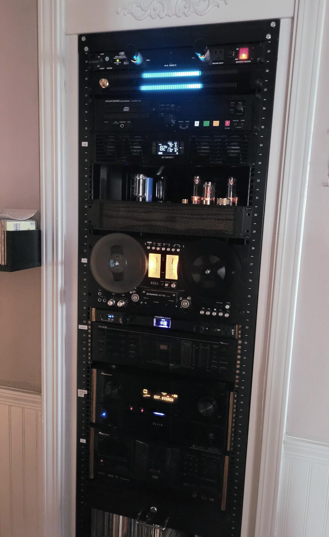 AC Infinity CLOUDPLATE T7, Rack Mount Fan Panel 2U, Exhaust Airflow, for Cooling AV, Home Theater, Network 19 inch Racks customer photo 2