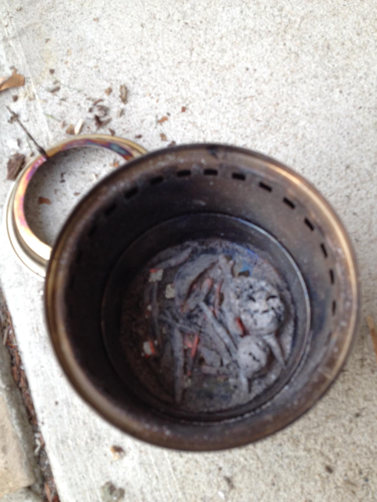 Camping Stove, Ohuhu Camp Stove Wood Burning Stove Stainless Steel Stoves Mini Portable Stove for Camping Picnic BBQ Backpacking Hiking Survival Emergency Cooking Outdoor with Grill Grid Carry Bag customer photo 1