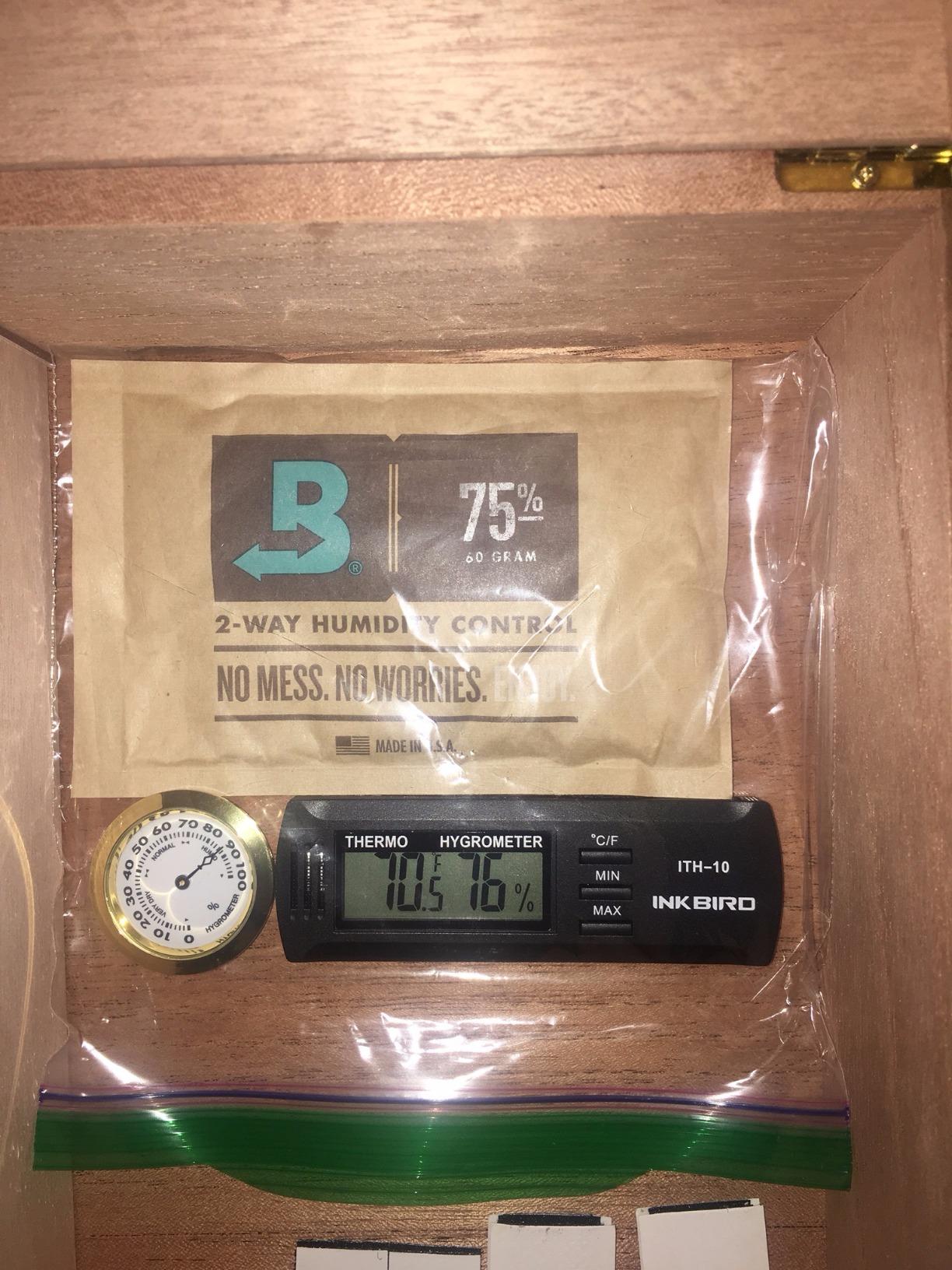 Inkbird ITH-10 Digital Thermometer and Hygrometer Temperature Humidity Monitor for Aging Box Guitar Ukulele customer photo 2
