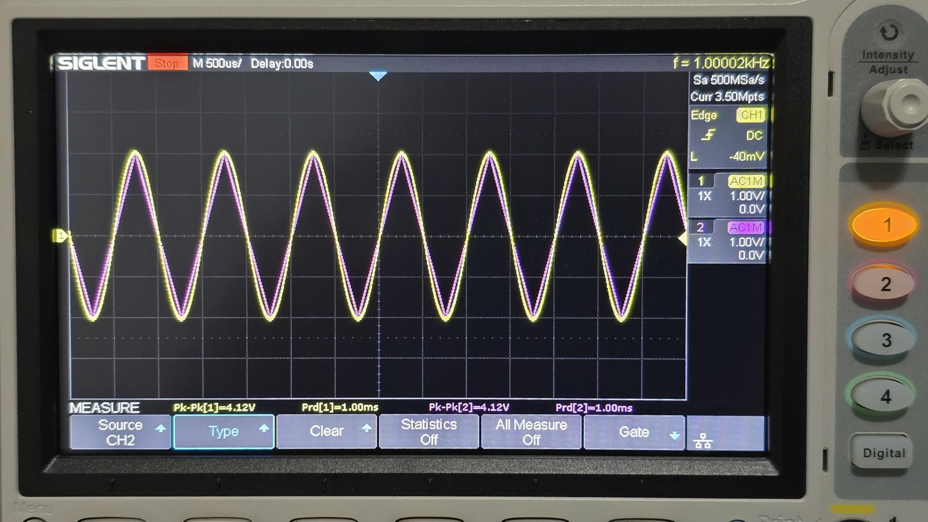 Siglent Technologies SDG2042X Arbitrary Waveform Function-Generators, 40 MHz, Grey customer photo 1