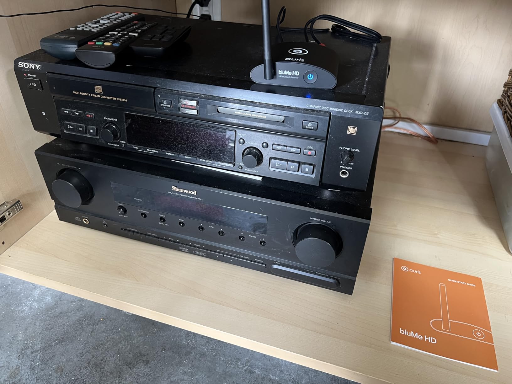 Auris Blume HD Long Range Bluetooth 5.3 Music Receiver Hi-Fi Audio Adapter with Audiophile DAC, LDAC & AptX HD for Home Stereo, AV Receiver or Amplifier customer photo 1