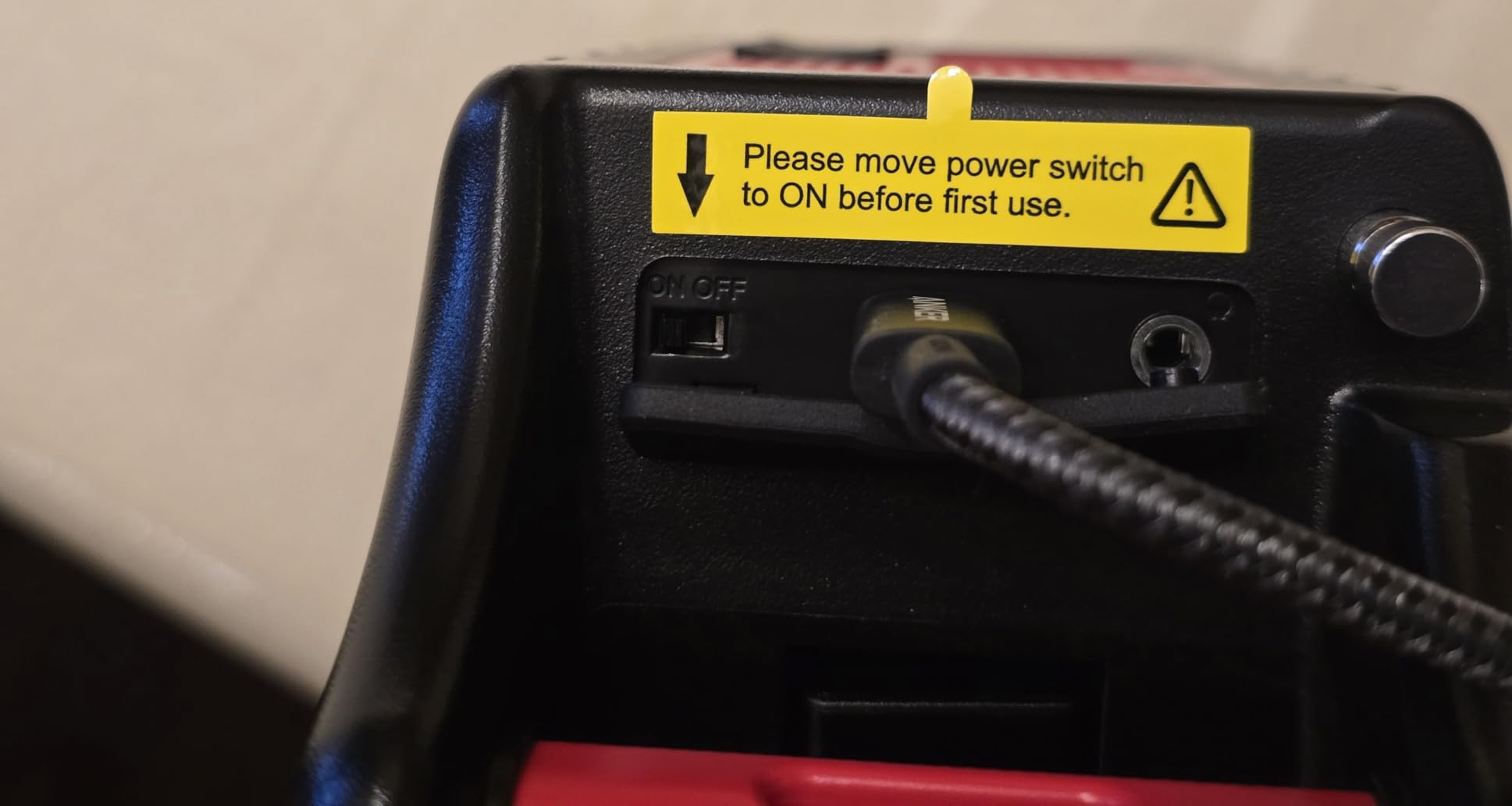 Midland - ER310, Emergency Crank Weather AM/FM Radio - Multiple Power Sources, SOS Emergency Flashlight, Ultrasonic Dog Whistle, & NOAA Weather Scan + Alert (Red/Black) customer photo 1