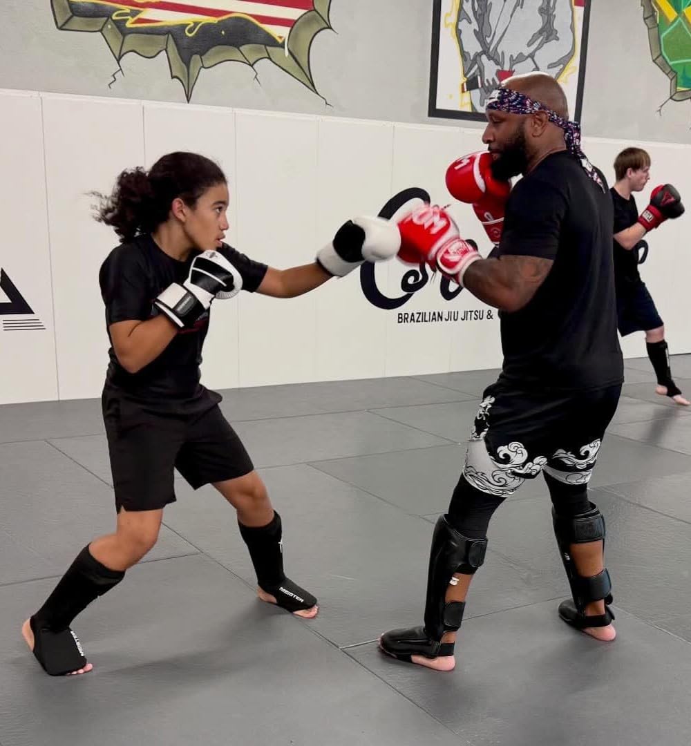 Meister MMA - Padded Shin Guards and Instep in Stretch Fabric customer photo 1