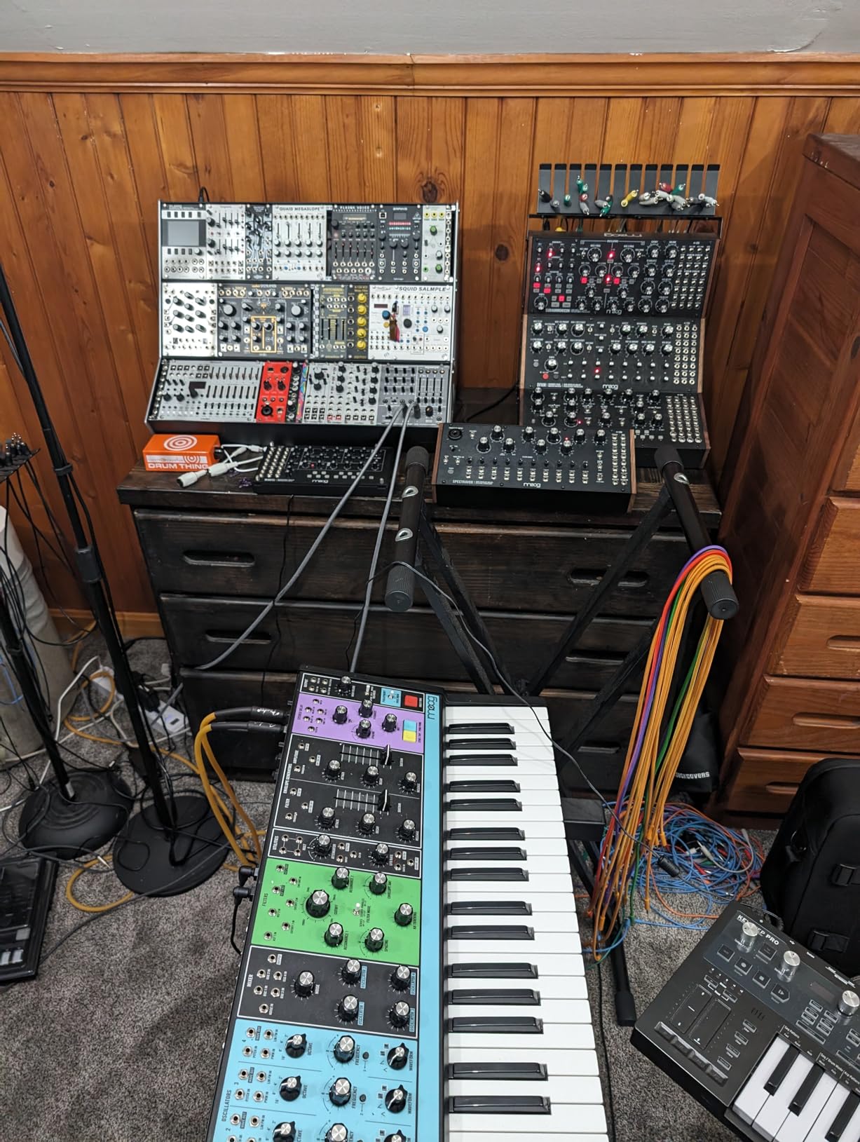 MOOG DFAM Semi-Modular Analog Percussion Synthesizer with 8 Step Sequencer, 24-Point Patch Bay customer photo 3