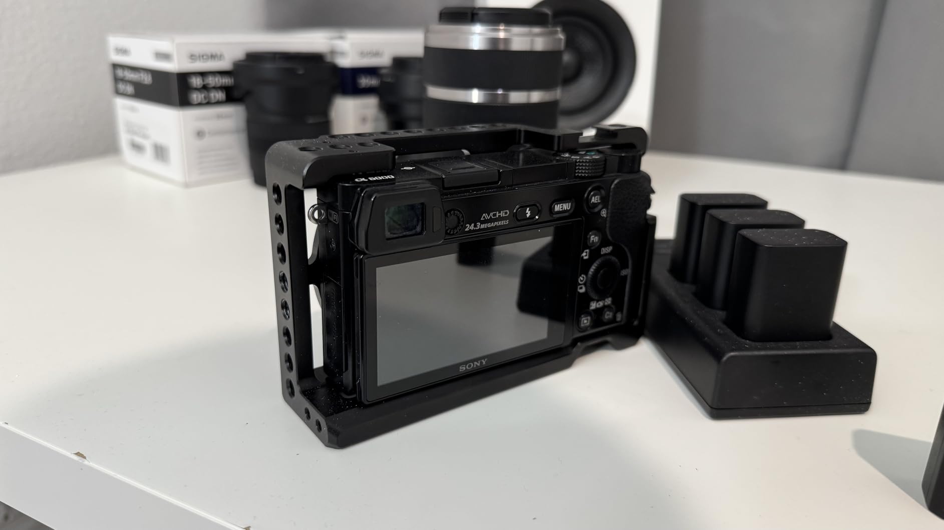 SmallRig Camera Cage only for Sony A6000 A6300 ILCE-6000 ILCE-6300 NEX7, A6000 Cage with 1/4