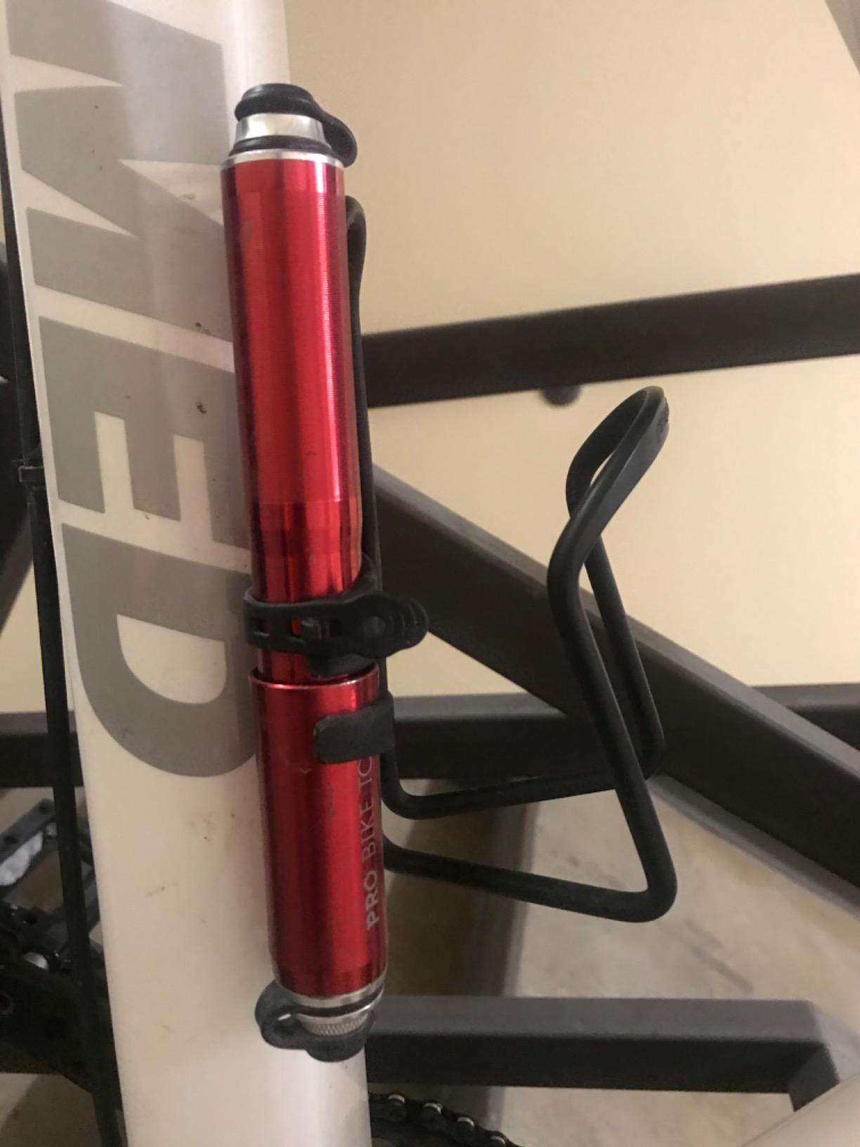 Pro Bike Tool Mini Bike Pump - Compact and Portable Bicycle Tire Pump for Fast Inflation - Compatible with Presta and Schrader Valves - Lightweight and Durable Design - Essential Bicycle Accessories customer photo 1