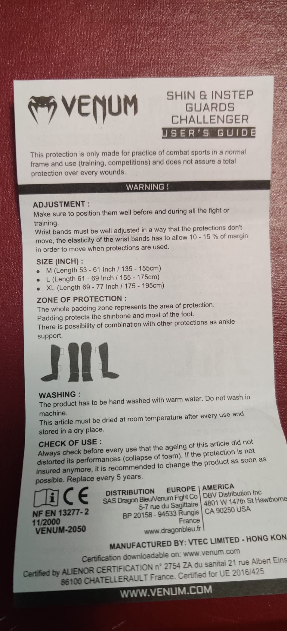 Venum Tiger Shin Guards customer photo 1