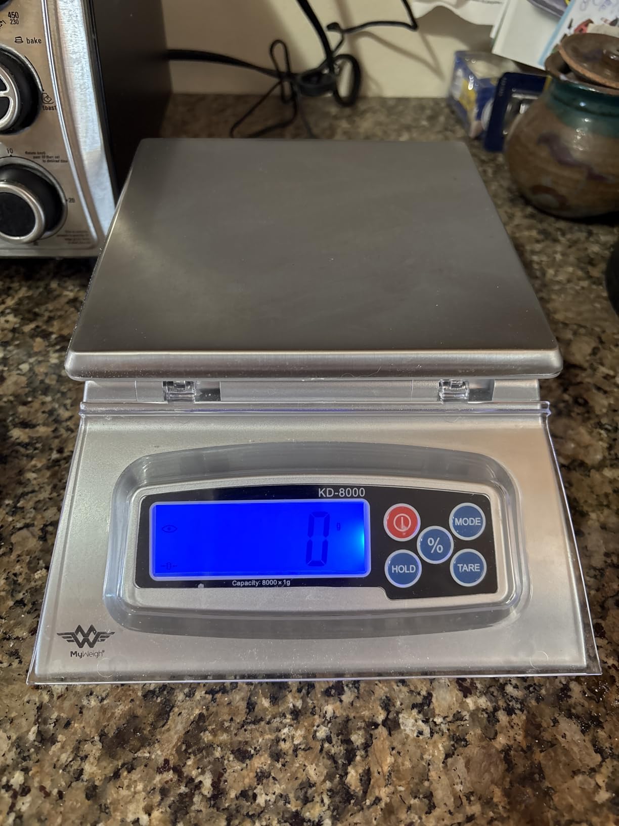 My Weigh KD-8000 Digital Food Scale, Stainless Steel, Silver customer photo 1