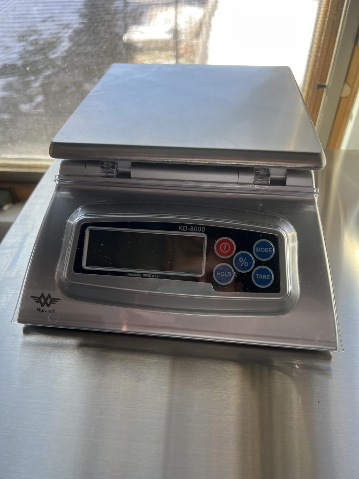 My Weigh KD-8000 Digital Food Scale, Stainless Steel, Silver customer photo 2