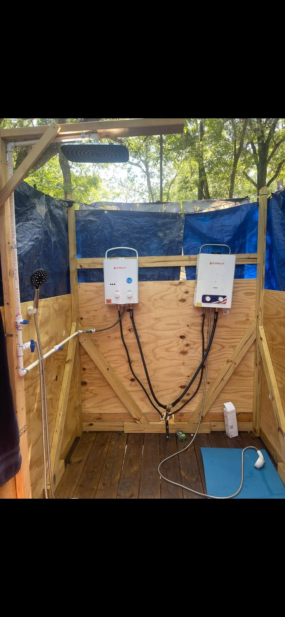 Camplux Tankless Water Heater, 1.32 GPM Portable Propane Outdoor Camping Water Heater, 5L, AY132, White customer photo 1