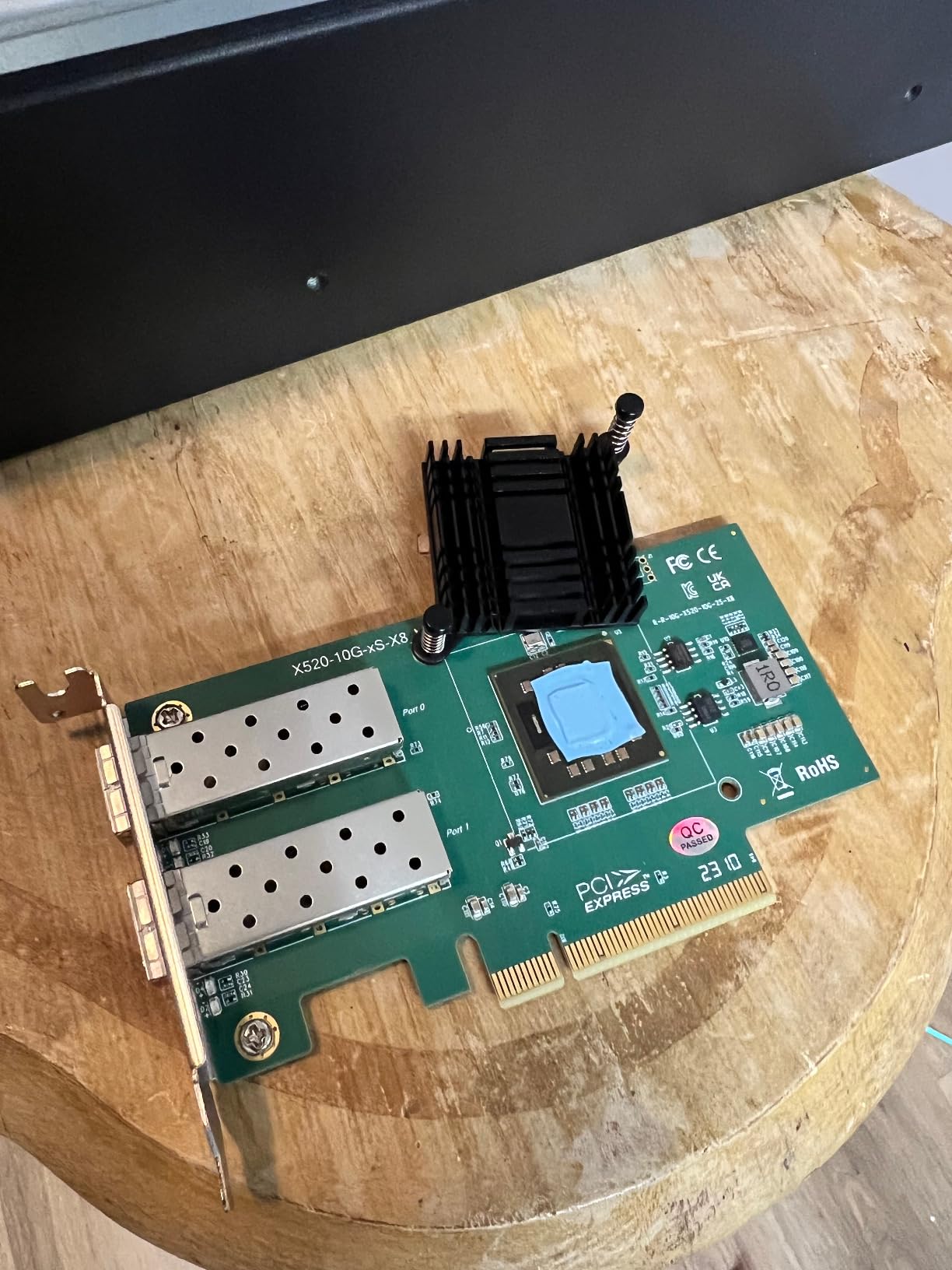 10Gtek 10Gb PCI-E NIC Network Card, Dual SFP+ Port, with Intel 82599ES Controller, PCI Express Ethernet LAN Adapter Support Windows Server/Linux/VMware, Compare to Intel X520-DA2(E10G42BTDA) customer photo 1