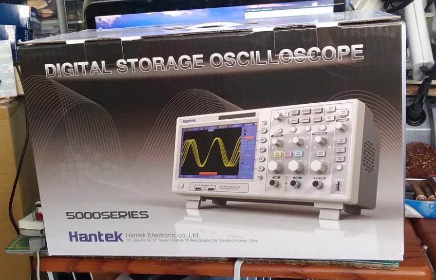 Hantek DSO5102P Digital Storage Oscilloscope USB 100MHz 1GSa/s 40K,2 Channel,2CH customer photo 1