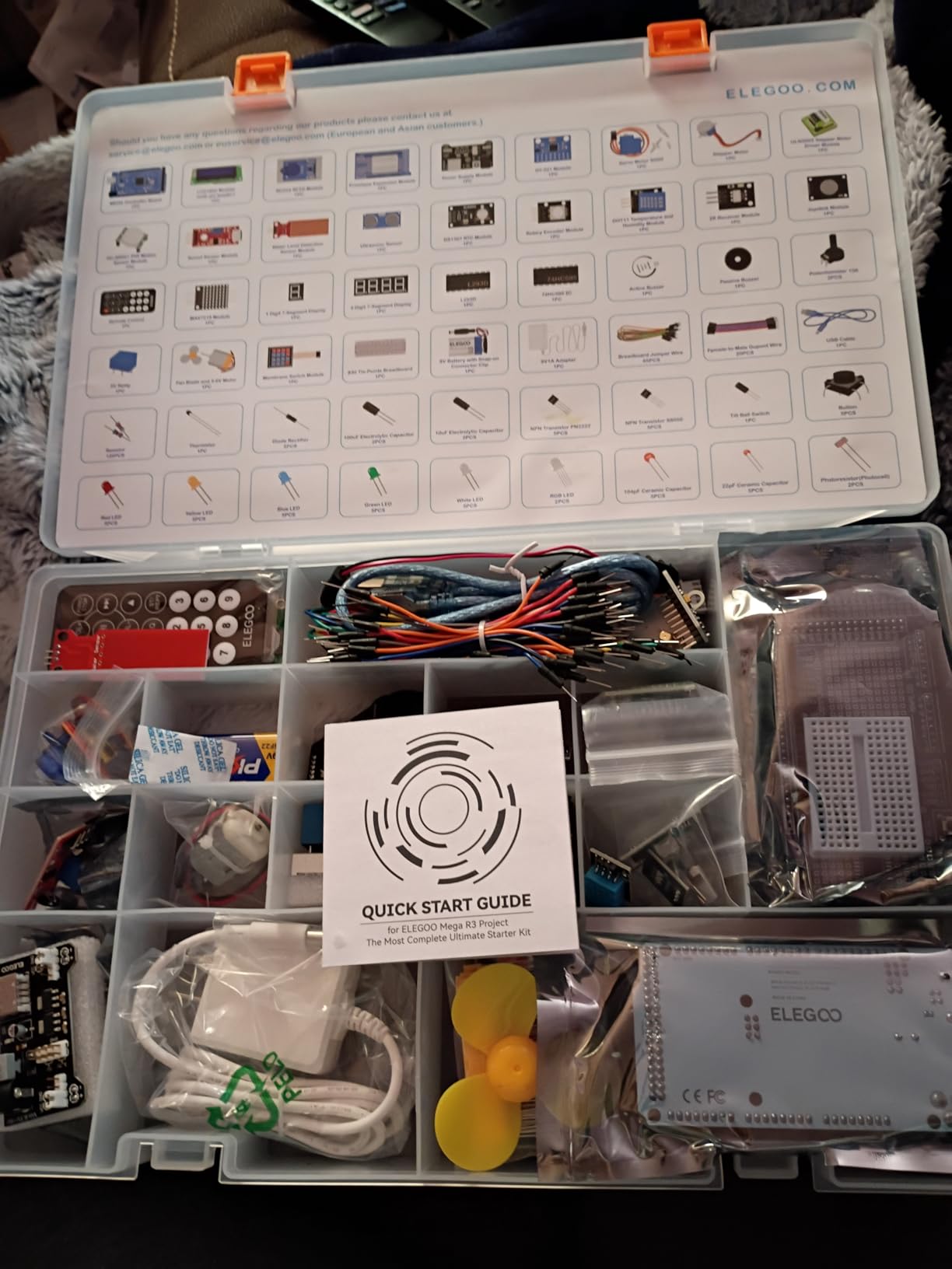 ELEGOO Mega R3 Project The Most Complete Ultimate Starter Kit with Tutorial Compatible with Arduino IDE customer photo 1