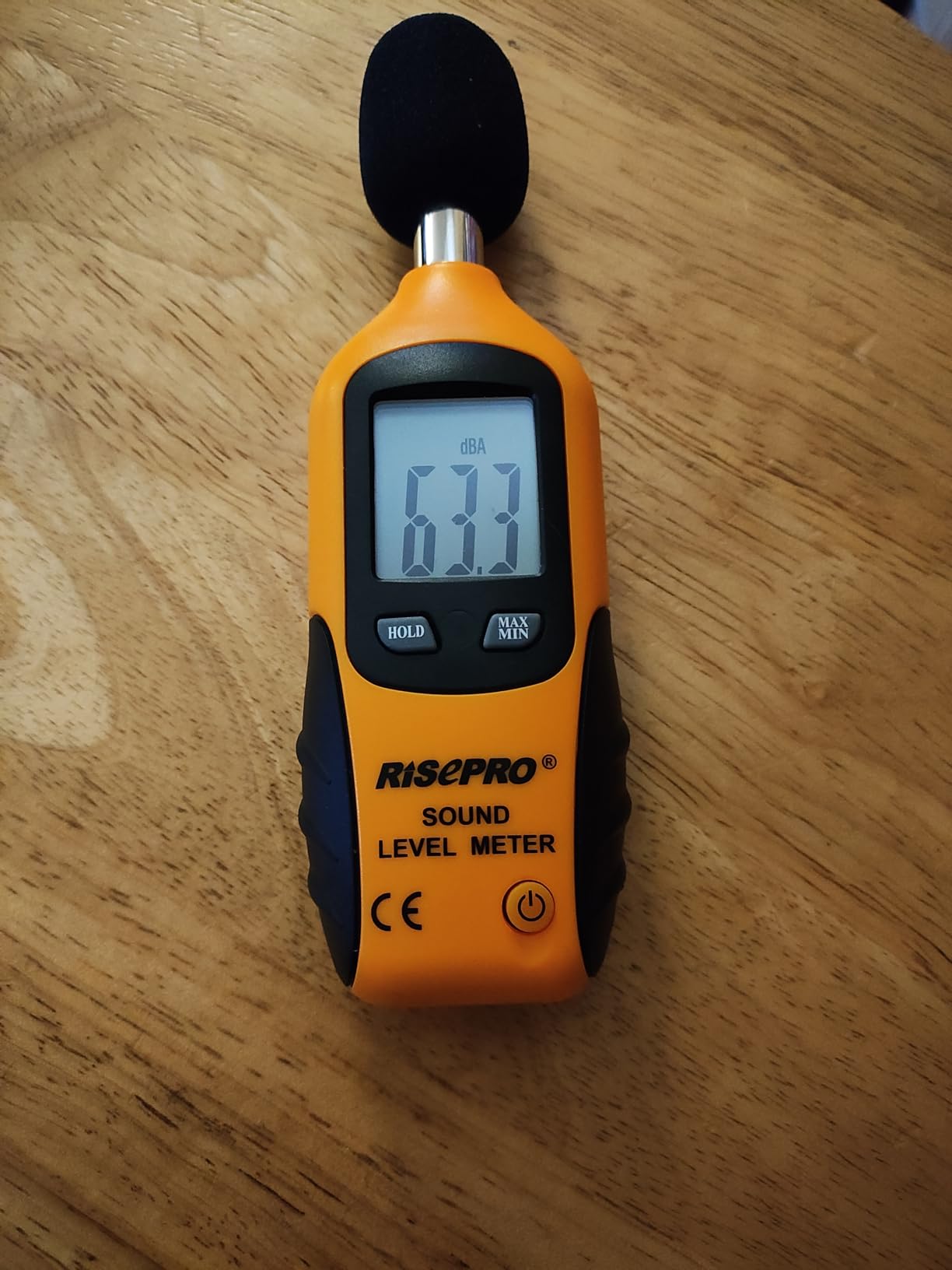 Decibel Meter, RISEPRO® Digital Sound Level Meter 30 - 130 dB Audio Noise Measure Device Backlight MAX/MIN, Data Hold Auto Power Off Dual Ranges HT-80A customer photo 2
