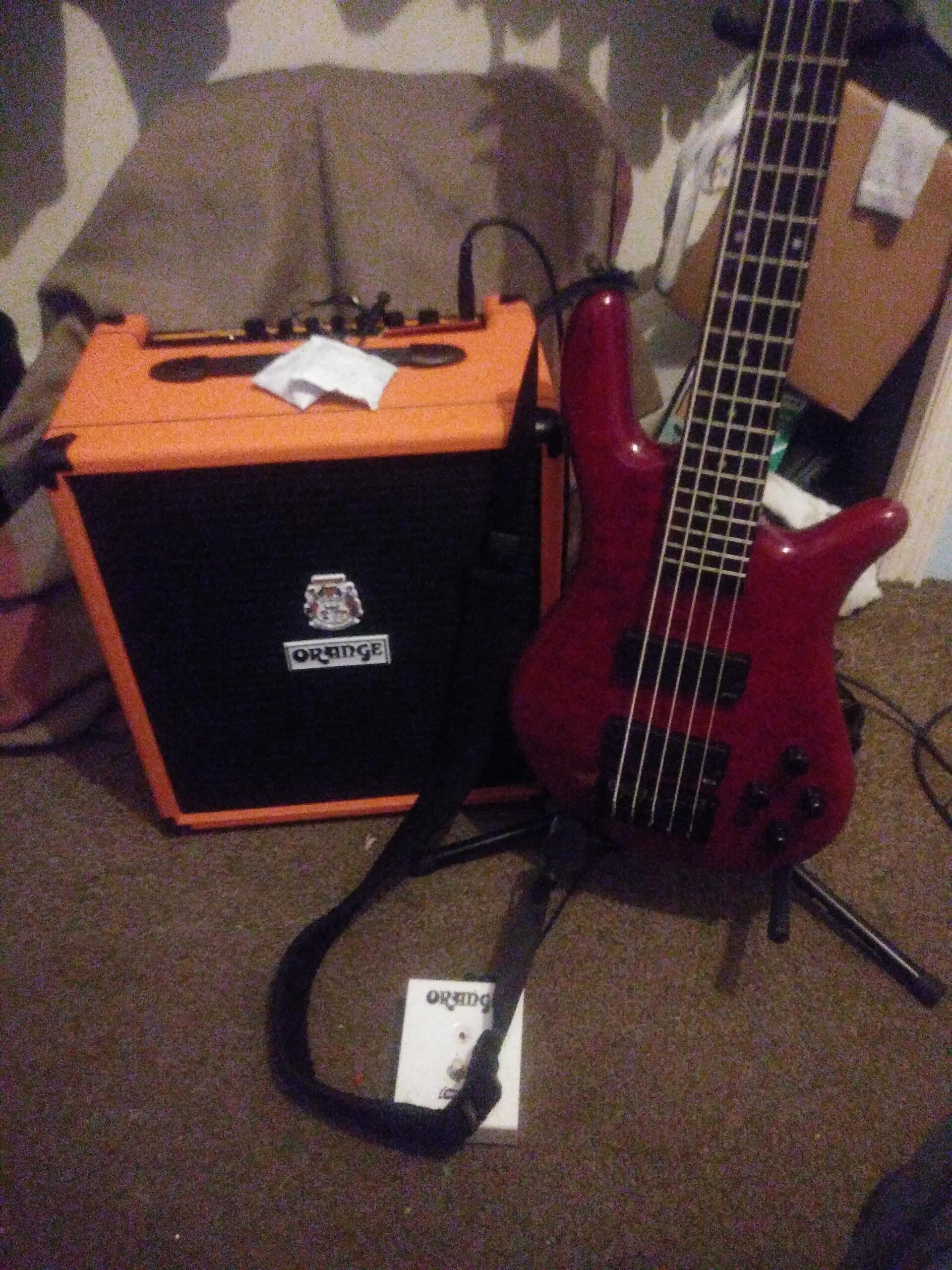 Orange Crush Bass 50W Bass Guitar Combo Amp, Black customer photo 2