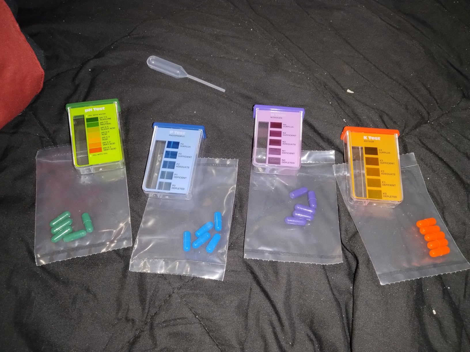 Rapitest Soil Test Kit for Gardens, Vegetables, Flowers and Lawns. USA designed and assembled soil tester completely, quickly and accurately measures/analyzes soil pH acidity and garden nutrients customer photo 2