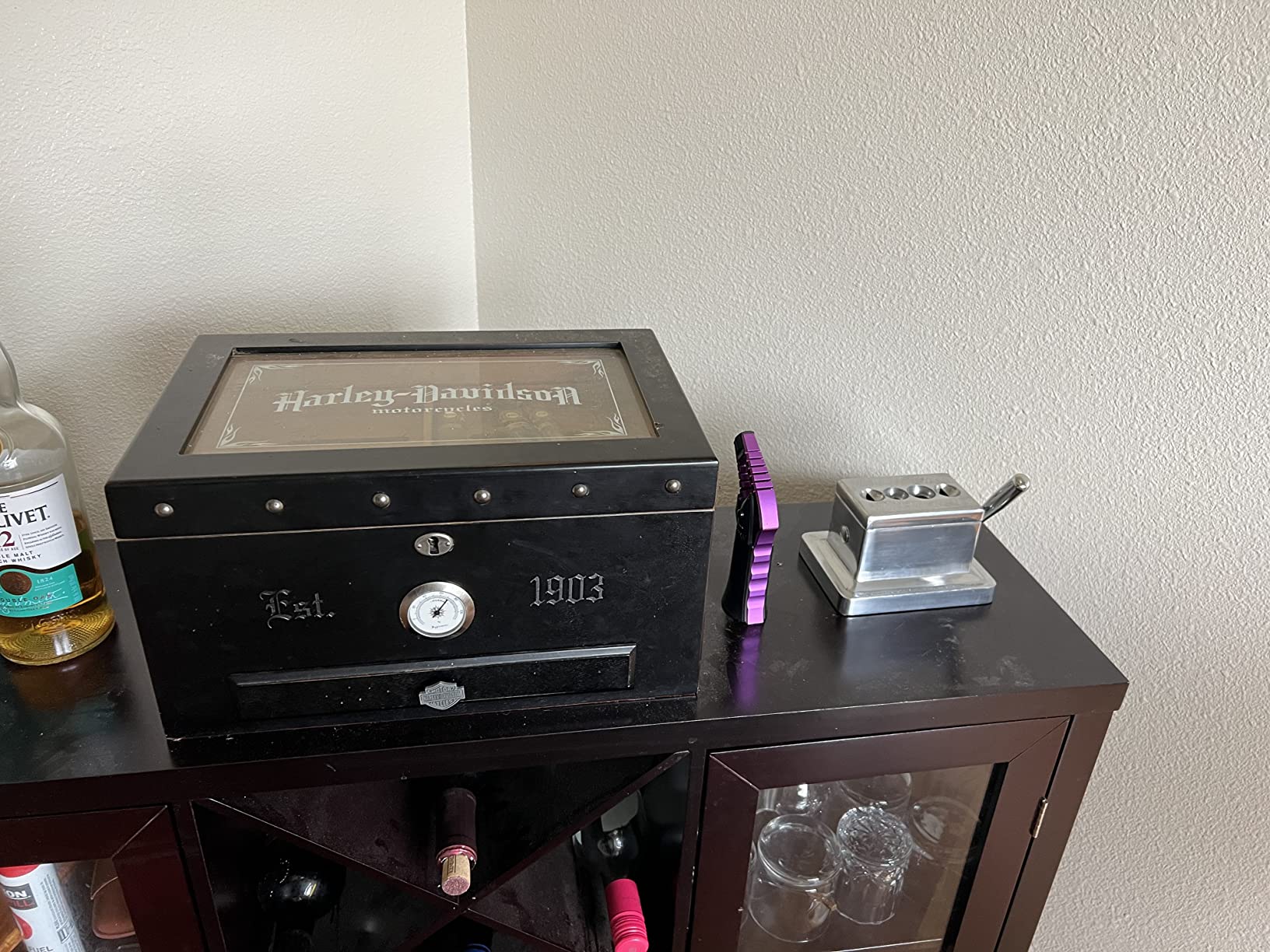 The Big Easy Tobacco Co., Quad Table Cigar Cutter, Brushed Finish, For 52 and 60 Ring Gauge customer photo 1