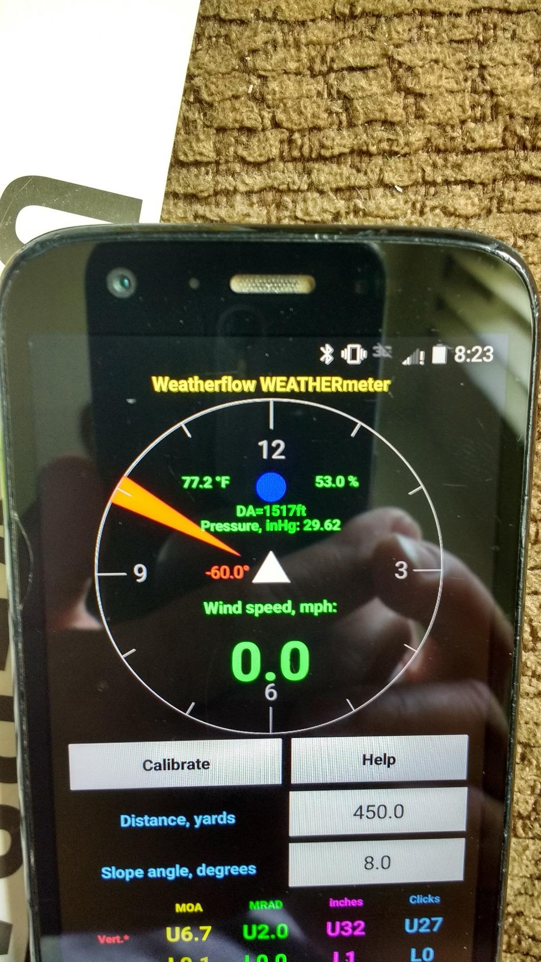 WEATHERmeter for Precision Shooting - A Wireless Pocket-Sized Anemometer That captures Highly Accurate Wind Measurements. Bluetooth Connection to apps. customer photo 2