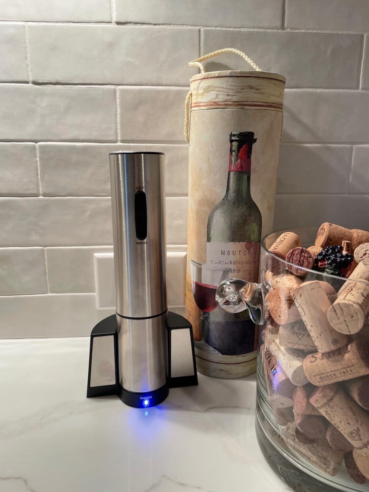 Cuisinart CWO-25 Electric Wine Opener, Stainless Steel 3.50