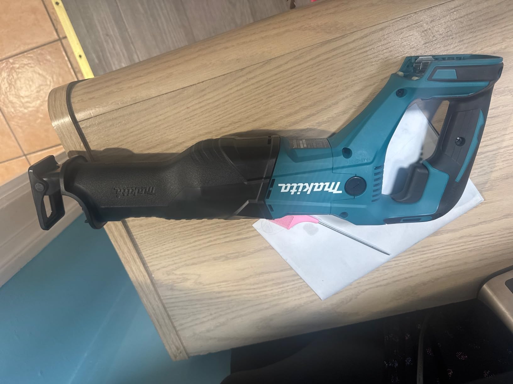 Makita XRJ04Z 18V LXT Lithium-Ion Cordless Recipro Saw, Tool Only, Blue customer photo 2