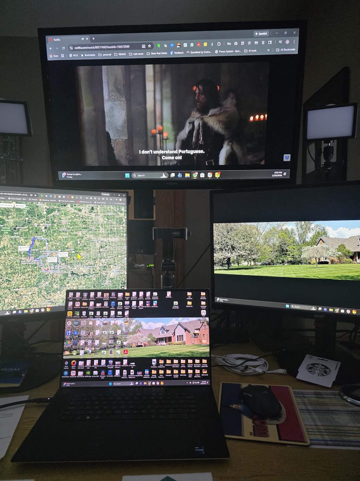 WALI Monitor Arm Mount for Desk, Single Extra Tall Computer Desk Mount, Monitor Bracket Mount Stand Single, up to 32 inch, 22 lbs (M001XL), Black customer photo 1