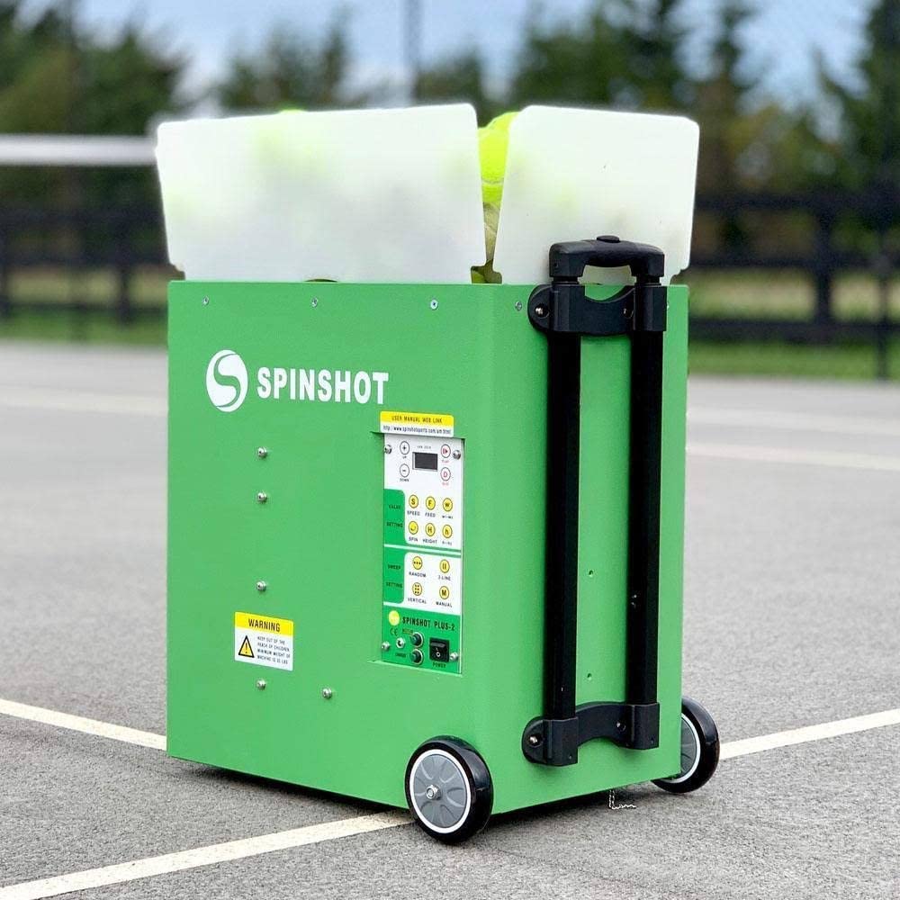 SPINSHOT PLAYER Plus-2 Tennis Ball Machine (Plus2 Model =Plus Model + Player Model) customer photo 1