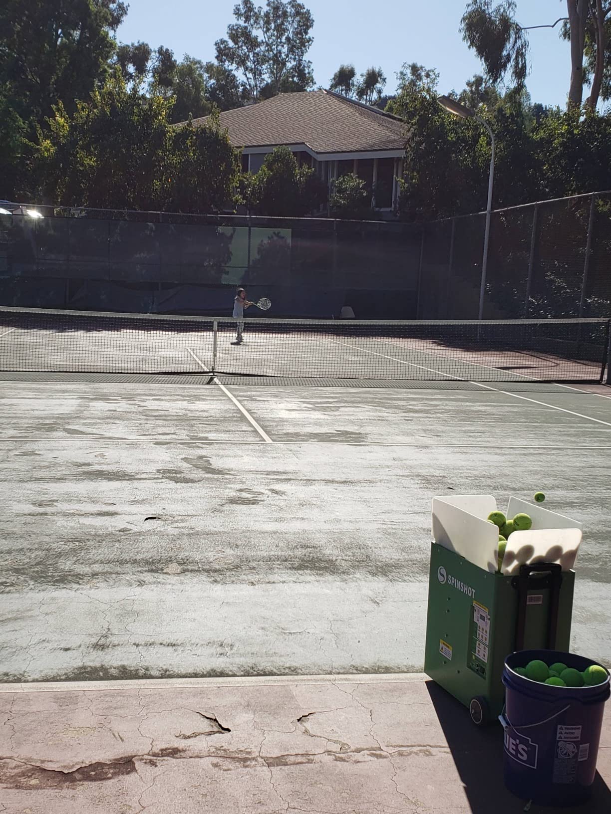 SPINSHOT PLAYER Plus-2 Tennis Ball Machine (Plus2 Model =Plus Model + Player Model) customer photo 2