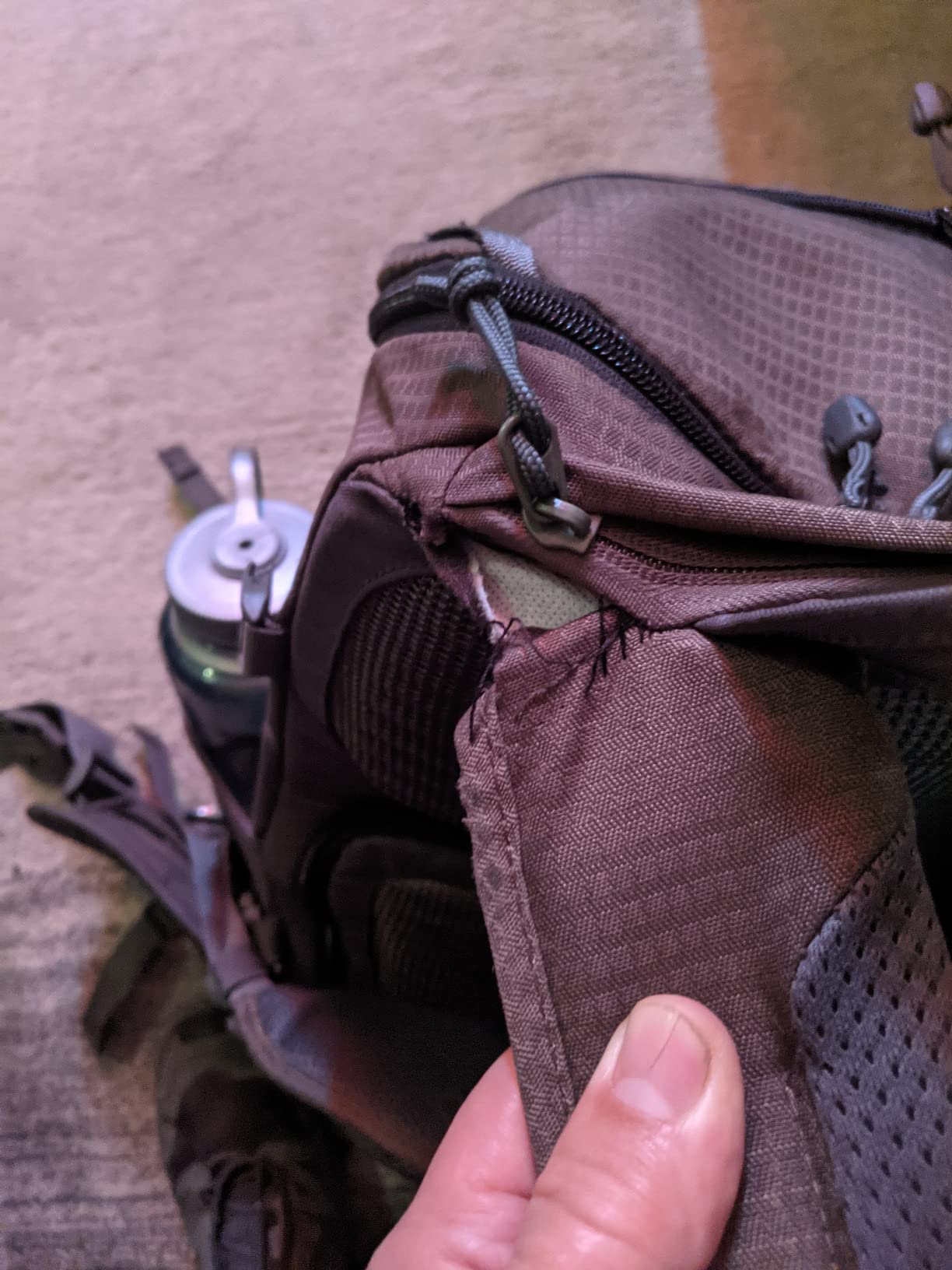 Lowepro Flipside Trek BP 250 AW Backpack for Camera with ActiveZone Suspension System, Tablet Compartment, Grey/Dark Green customer photo 2