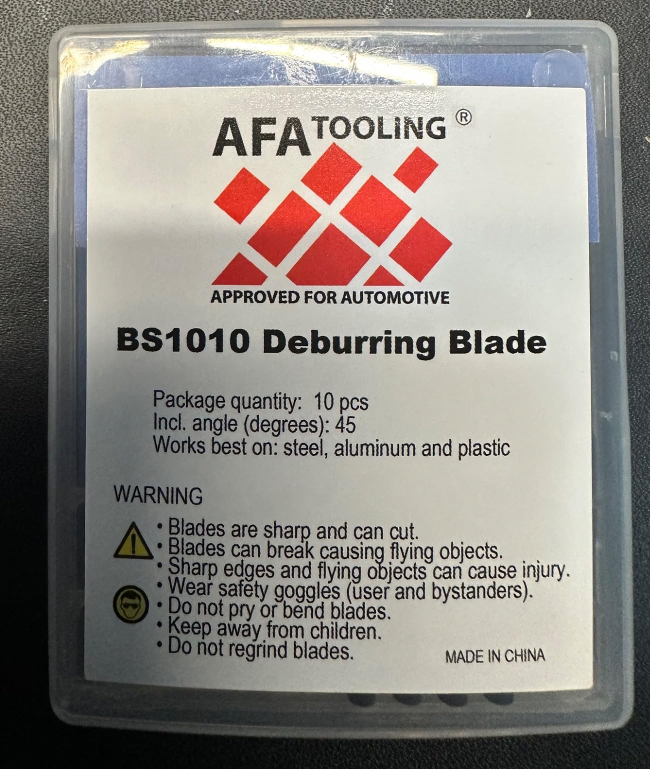AFA Tooling - Deburring Tool Micro-Polished & Anodized Handle with 11 High-Speed Steel M2 Blades, Deburring Tool 3D Printing, Reamer Tool for Metal, PVC, Copper Pipe, Plastic, Resin & 3D Printed Edges customer photo 2