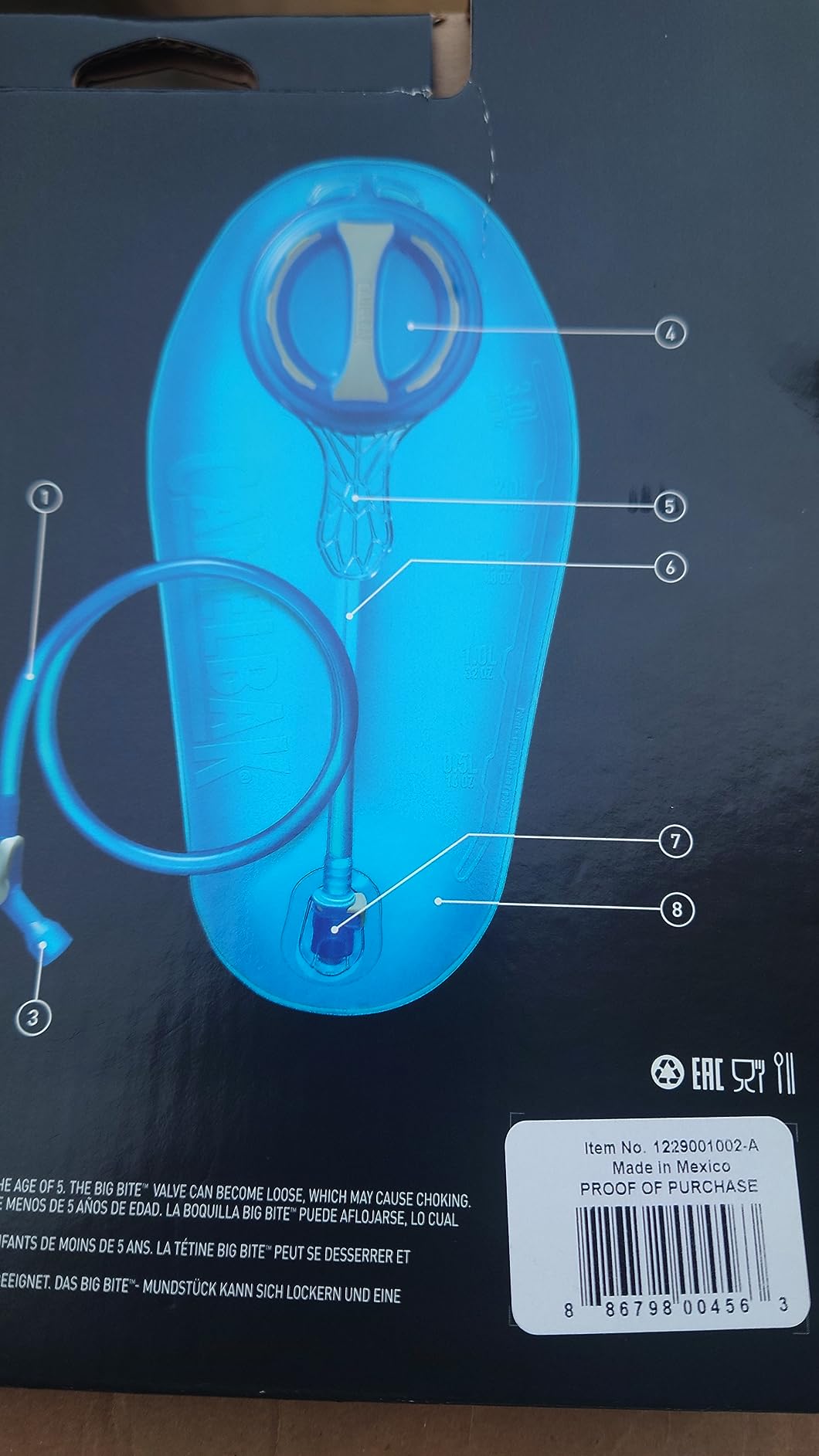 CamelBak Crux Water Reservoir Hydration Bladder Blue customer photo 2