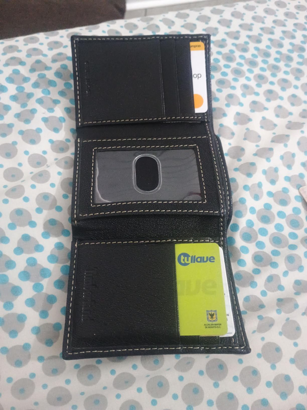 Men's Genuine Leather RFID Blocking Trifold Wallet customer photo 1