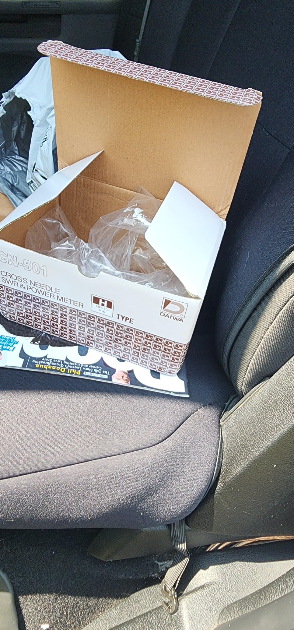 Daiwa CN-501H HF/VHF Cross-Needle SWR & Power Meter, 1.8-150 MHz, 15/150/1.5 kW Forward Power Ranges, SO-239 Connectors customer photo 2