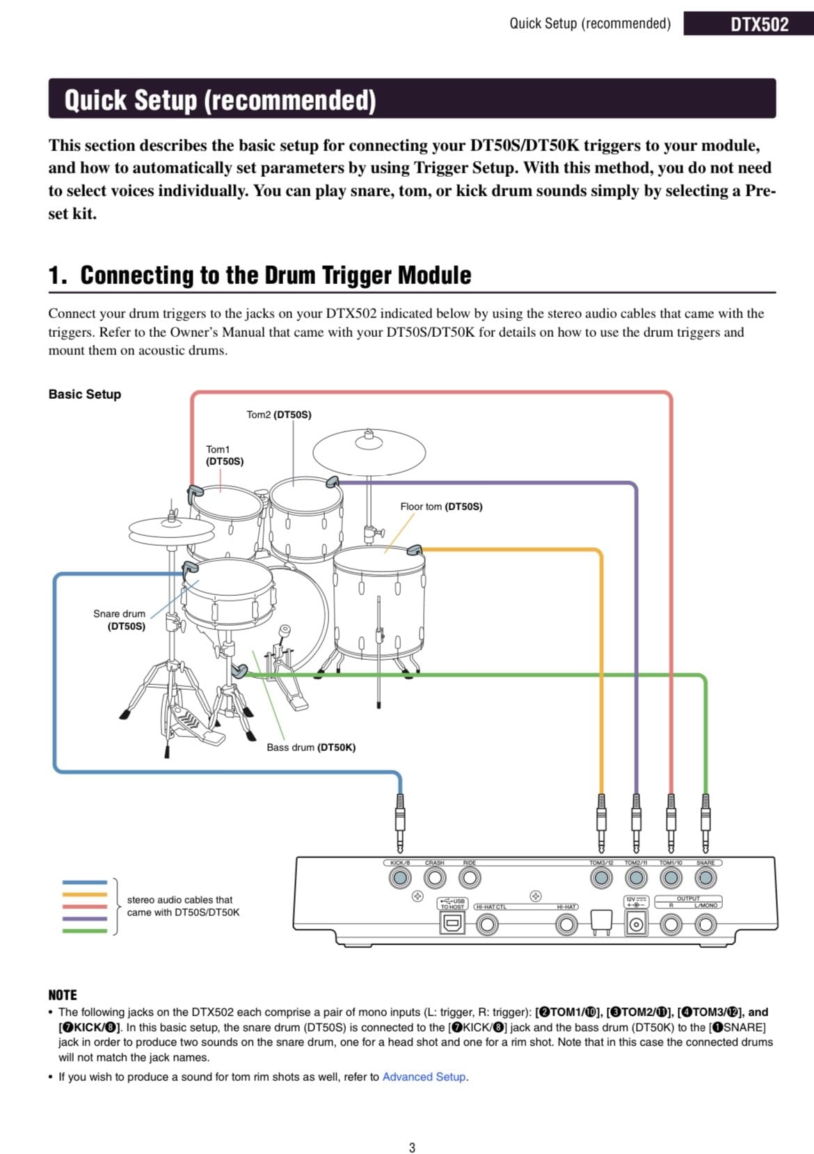 Yamaha DT-50S Metal Body, Dual-Zone Acoustic Snare/Tom Trigger customer photo 2