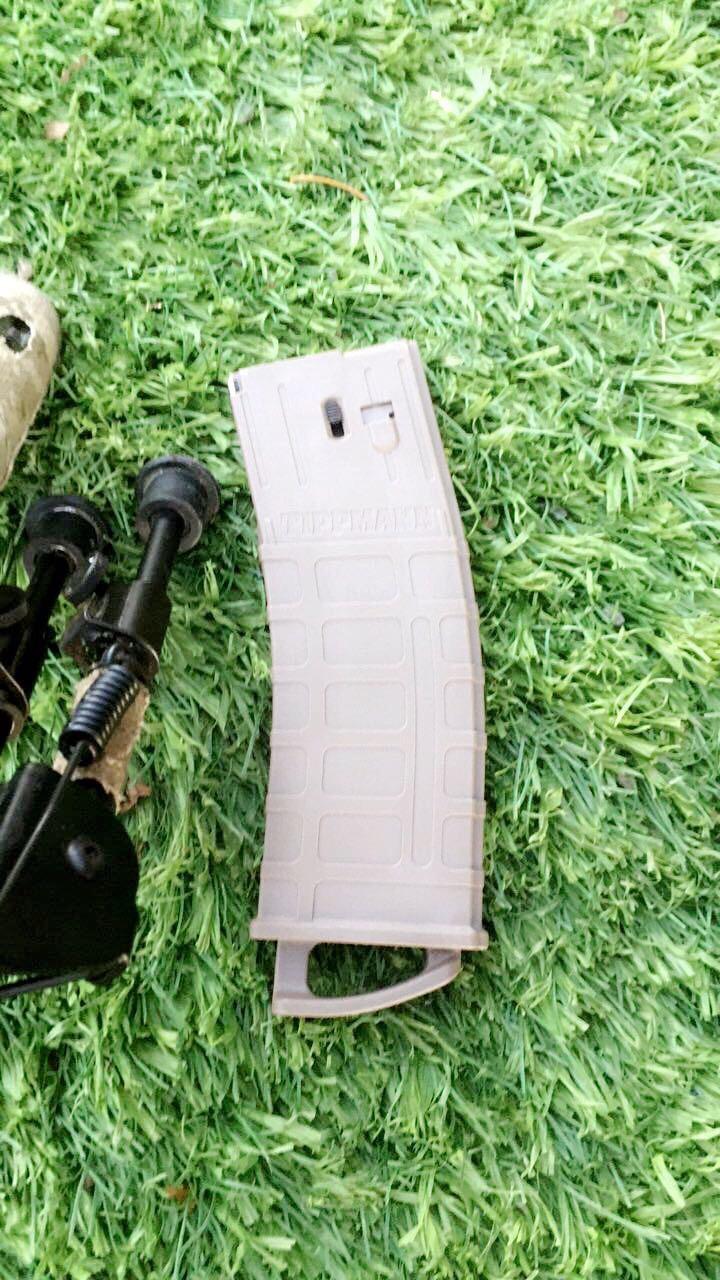 Tippmann TMC MAGFED Paintball Marker, Black/Tan customer photo 1