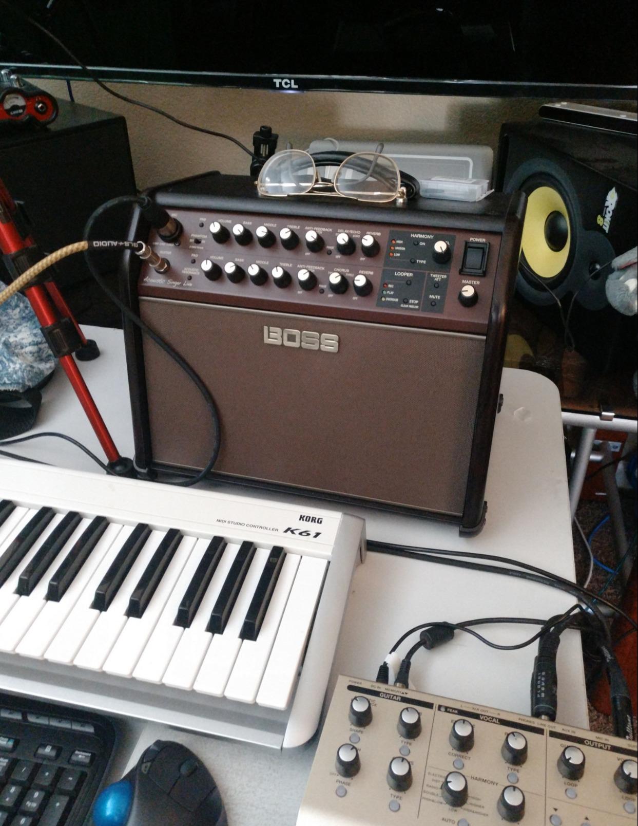 Boss ACS Live 60W Combo Amplifier for Acoustic Guitar and Vocals customer photo 1