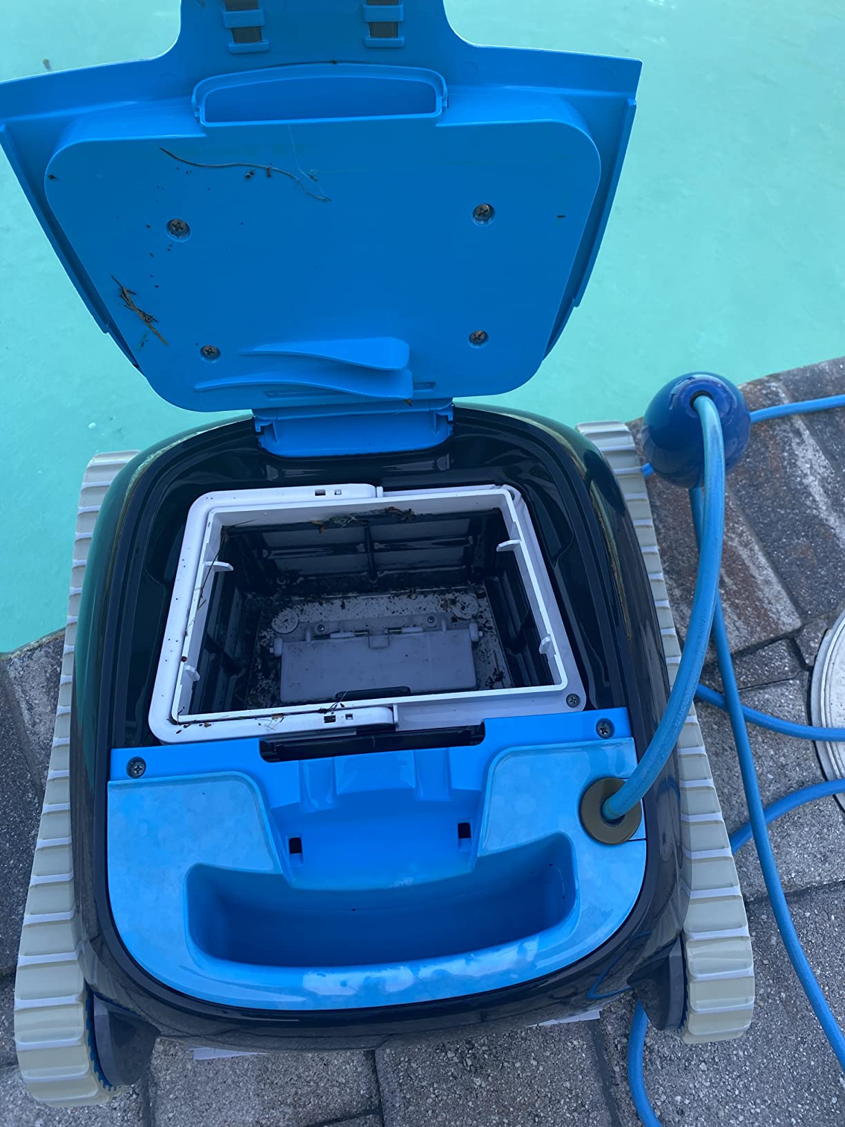 Dolphin Nautilus CC Automatic Robotic Pool Vacuum Cleaner, Wall Climbing Scrubber Brush, Top Load Filter Access, Ideal for Above/In-Ground Pools up to 33 FT in Length customer photo 1