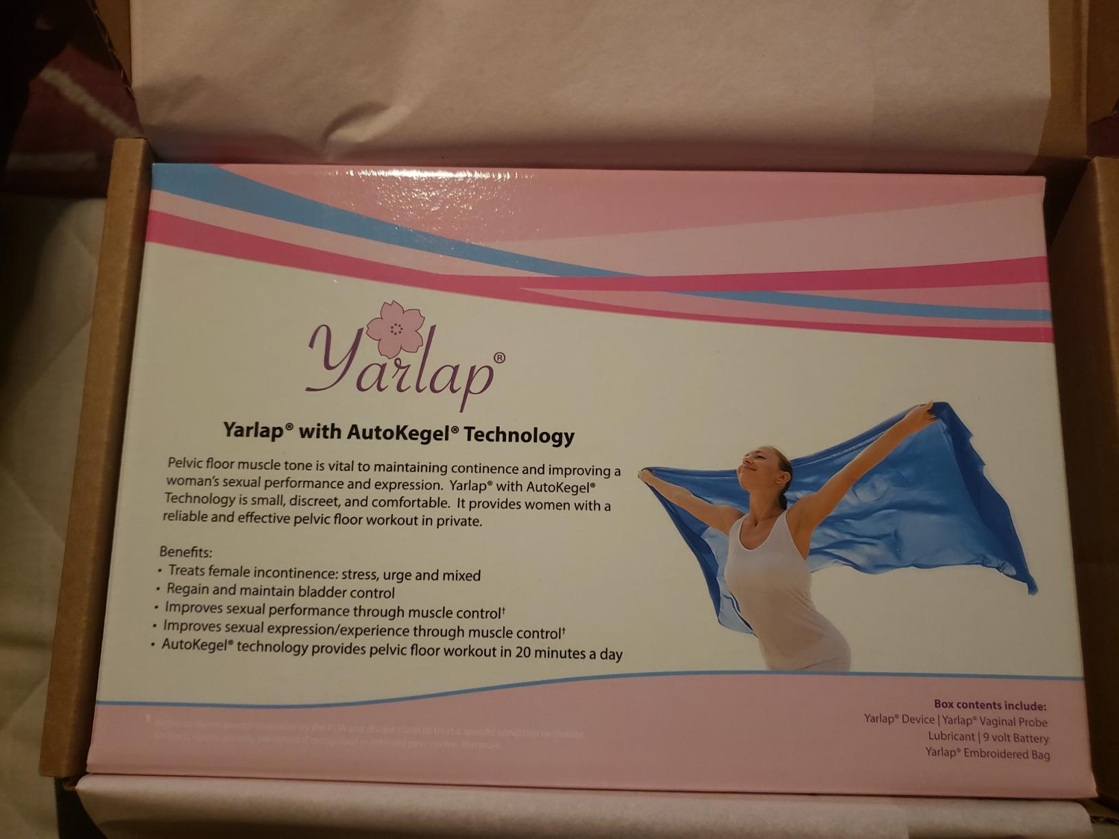 Yarlap® with AutoKegel® | FDA Cleared Pelvic Floor Trainer | USA Designed, UK Made to High European Standard | Easy & Effective Kegel Exercises customer photo 1