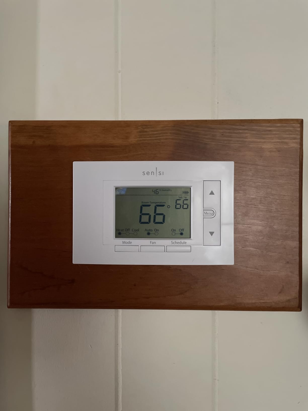 Sensi Smart Thermostat, 100 Years Of Expertise, Wi-Fi, Data Privacy, Programmable, Easy DIY Install, Works With Alexa, Energy Star Certified, Mobile App, ST55 customer photo 1