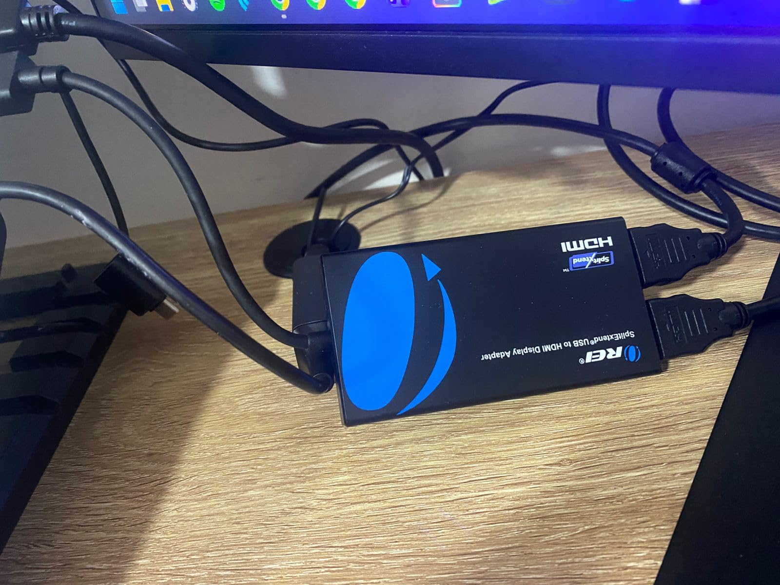 OREI HDMI Splitter 1 in 4 Out - 1x4 4K@60Hz HDMI 2.0 UHD Powered 4-Port HDMI Splitter with HDCP 2.2, EDID Management, 18Gbps Bandwidth - 4-Way Output for TV, Fire Stick, PS5, Blu-ray customer photo 1