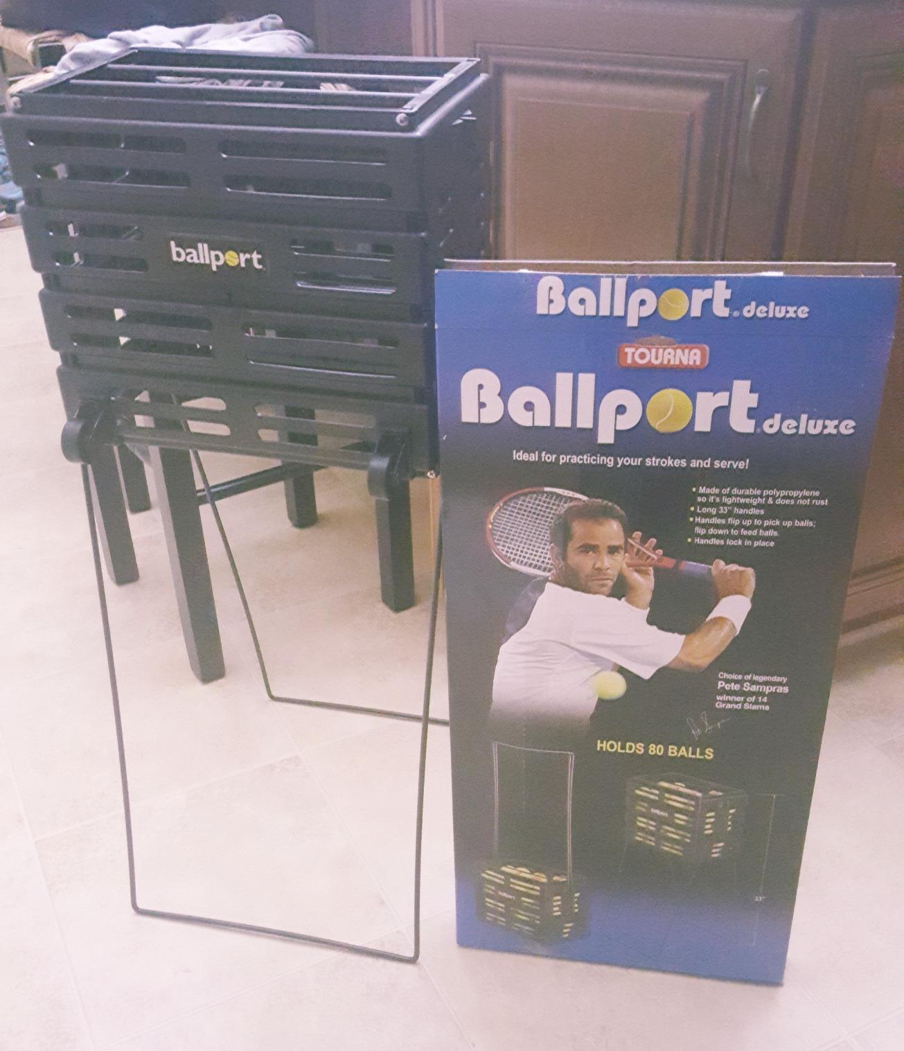 Tourna Ballport Deluxe Tennis Ball Hopper with Wheels customer photo 1