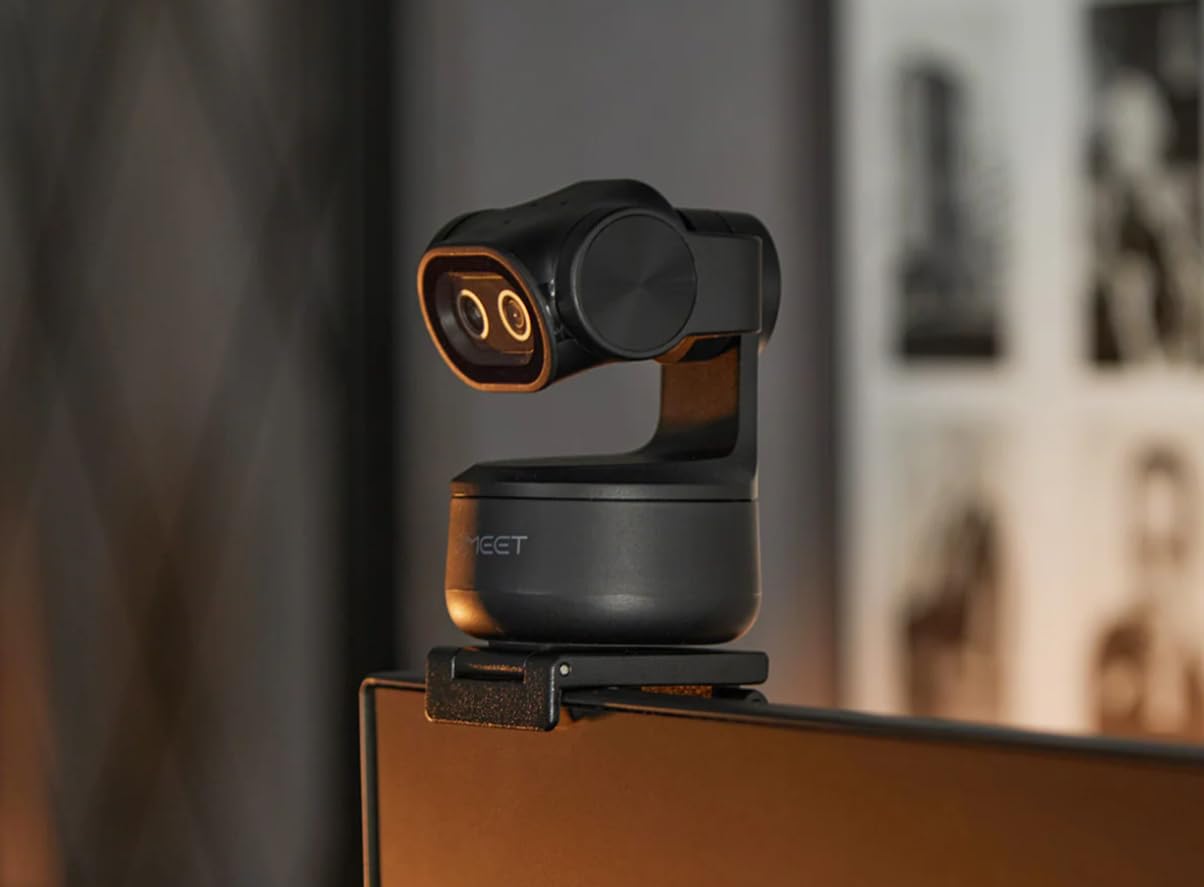 EMEET PIXY Dual-Camera AI-Powered PTZ Camera 4K, AI Tracking, PDAF&AI Autofocus 0.2s, 1/2.55'' Sony Sensor, 3 Mics, Presets, Gesture Control, 4K Webcam for Streaming customer photo 2