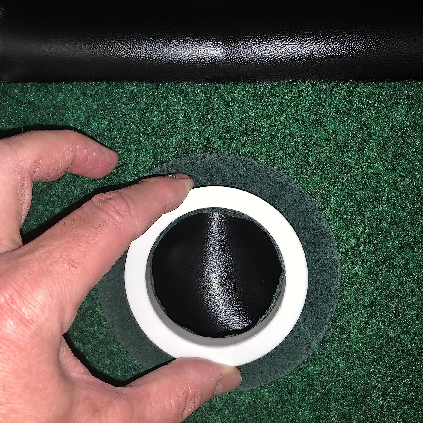 SKLZ Putting Green: Perfect Your Golf Skills with Realistic Home Practice - Improve Your Putting Stroke, Lower Your Scores, and Enjoy Convenient, Training Anytime, Anywhere! customer photo 2