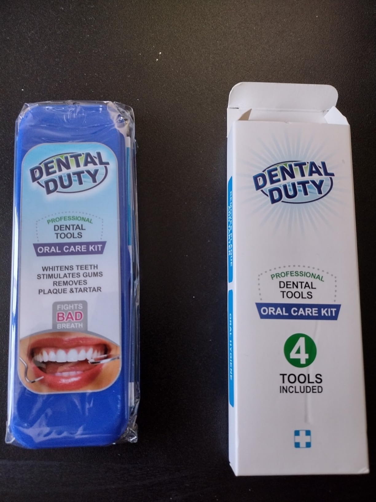 Dental Duty Dental Tools, Dental Pick for Teeth Cleaning Tools - Plaque Remover for Teeth with Teeth Cleaning Kit - Stainless Steel Dental Mirror for Teeth, Scraper and Scaler, (Aqua) customer photo 1