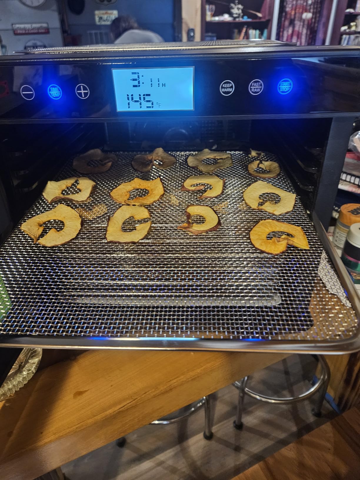 Magic Mill Premium Food Dehydrator Machine (15 Extra-Large Stainless Steel Trays) 800W Dryer for Beef Jerky, Fruits, Vegetables, Dog Treats, 48 Hour Digital Timer - 95°-167° Temperature Control customer photo 1