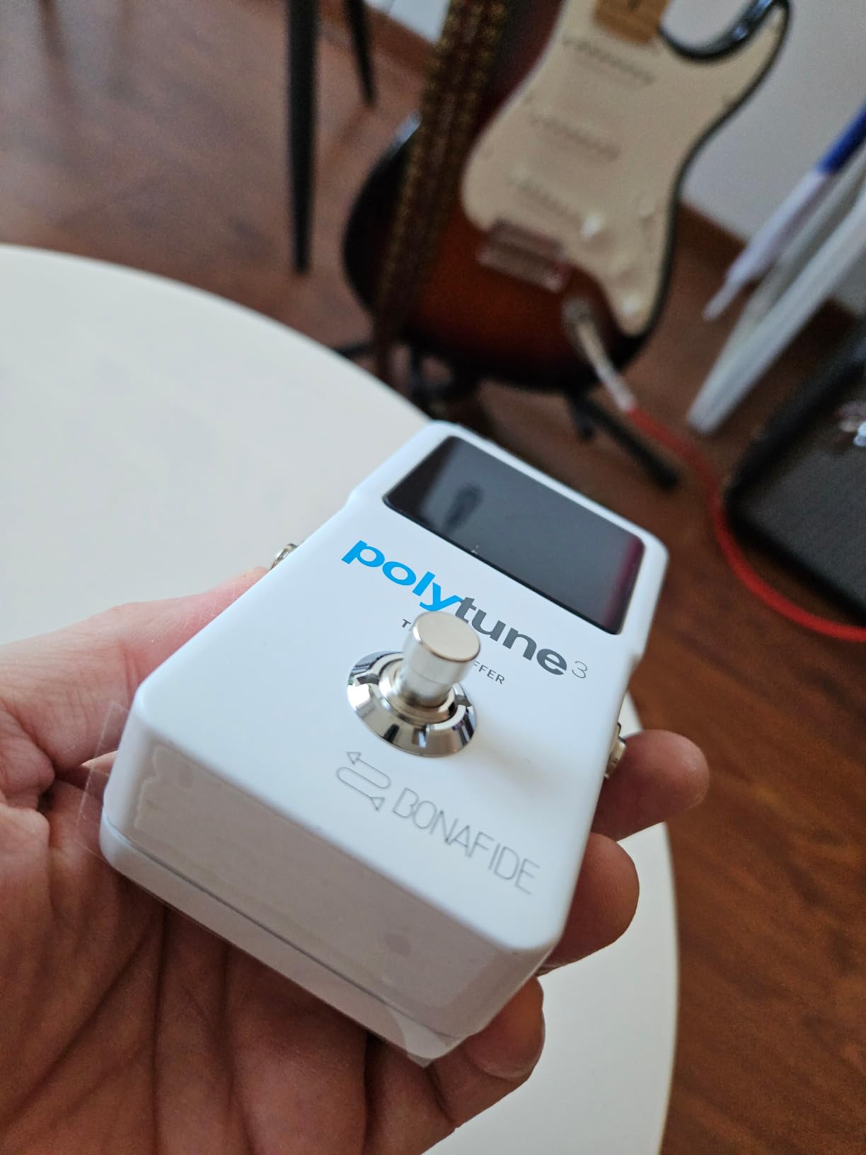 TC Electronic POLYTUNE 3 Ultra-Compact Polyphonic Tuner with Multiple Tuning Modes and Built-In BONAFIDE BUFFER customer photo 1