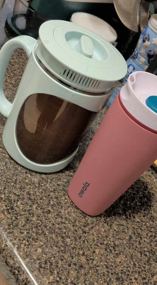 Primula Burke Deluxe Cold Brew Iced Coffee Maker, Comfort Grip Handle, Durable Glass Carafe, Removable Mesh Filter, Perfect 6 Cup Size, Dishwasher Safe, 1.6 qt, Black customer photo 1